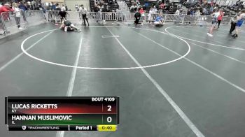 160 lbs Cons. Round 2 - Lucas Ricketts, KY vs Hannan Muslimovic, IL
