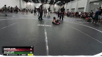 45 lbs Round 7 (8 Team) - Hunter Autin, Backyard Brawlers Red vs Taylor Cary, Oklahoma Elite