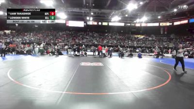 3A 106 lbs Quarterfinal - Liam Takashige, New Plymouth vs Lowden White, Kellogg
