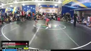 115 lbs Round 2 - Aviatzi Gonzalez, South Dade vs Jasmine Serrano, Spring Hill Wrestling Club