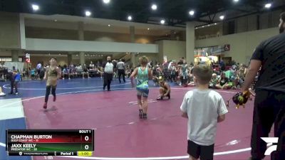 80 lbs Round 1 (6 Team) - Chapman Burton, Gulf Coast WC vs Jaxx Keely, Predator WC