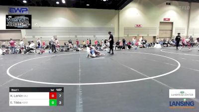 111 lbs Semifinal - Kash Larkin, Valiant Prep Wrestling Club vs Elijah Tibbs, Askren Wrestling Academy - (B)