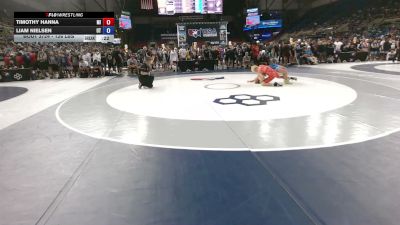 126 lbs Champ. Rd Of 256 - Timothy Hanna, Michigan vs Liam Nielsen, Utah