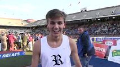 Craig Engels 1st Place Boys Mile Championship Penn Relays 2012