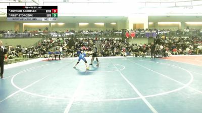 150 lbs Semifinal - Antonio Arguello, Newtown vs Riley Storozuk, East Hartford