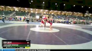 110 lbs Semis (4 Team) - Zoey Beam, Grant Union vs Stephanie Wiseman, South Albany