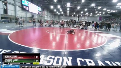 78 lbs Cons. Round 5 - Archer Lusby, Big Game WC MT vs Soren Vogel, Punisher Wrestling Company