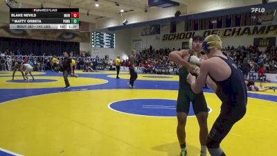 141 lbs Round Of 16 - Blake Nevils, Meridian (ID) vs Matty Orbeta, Poway
