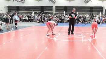 97 lbs Rr Rnd 6 - Deacon Schork, Kingsway - ESC vs Kyndall Kloepping, Cunliffes Corner Tan - ESC