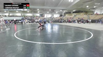 90 lbs Cons. Round 2 - Christian Wolfley, White Buffalo Wrestling Academy vs Maurice Chatman, Blackman Wrestling Club