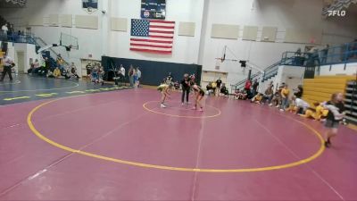 80-86 lbs Round 3 - Kinleigh Hopkin, Rocky Mountain Middle School vs Oakley Pedraza, Worland Middle School