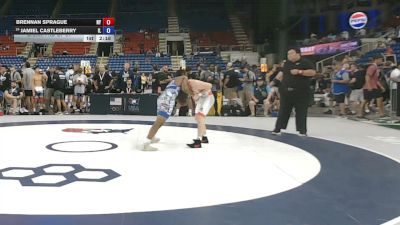 132 lbs Champ. Rd Of 64 - Brennan Sprague, New York vs Jamiel Castleberry, Illinois