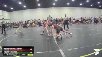125 lbs Round 1 (4 Team) - Redmond Williamson, Tar River vs Kolton Hunter, NC Pride Wrestling Black