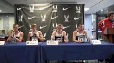 Penn State 1st Place 4x800 Mens Championship of America Press Conference Penn Relays 2012