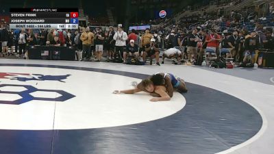 144 lbs Cons. Sub-rd Of 64 - Steven Frink, California vs Joseph Woodard, Missouri