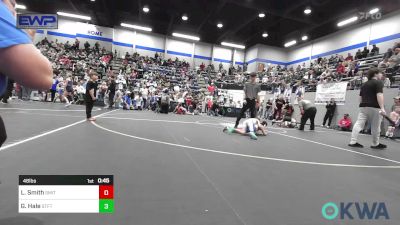 46 lbs Round Of 16 - Logan Smith, Smith Wrestling Academy vs Grayson Hale, Standfast