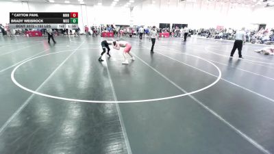 150 lbs Quarters - Brady Weisrock, Wisconsin vs Cayton Pahl, Minnesota
