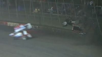 Dylan Westbrook Slames Into The Fence At Lakeside