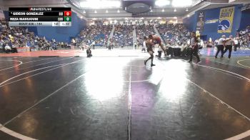 144 lbs Champ. Round 2 - Gideon Gonzalez, Bergen Catholic vs Reza Massjouni, Christiansburg