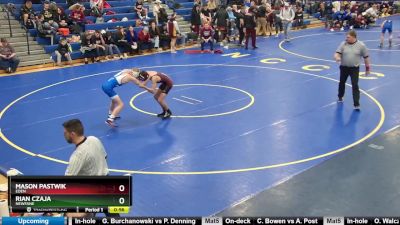 116 lbs Cons. Round 2 - Rian Czaja, Newfane vs Mason Pastwik, Eden