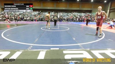135 lbs Round Of 128 - Bohden Sowa, Salem Elite Mat Club vs Jaycob Espinoza, Golden Hawks Wrestling Club