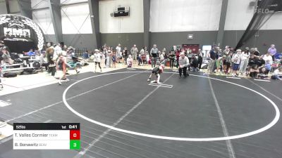 52 lbs Quarterfinal - True Liam Valles Cormier, Team Aggression vs Banks Bonawitz, Beaver Dam WC