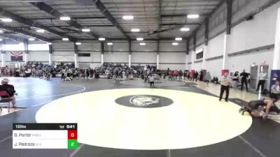 130 lbs Consi Of 8 #1 - Brody Porter, Mogollon vs Joaquin Pedroza, Silverback WC