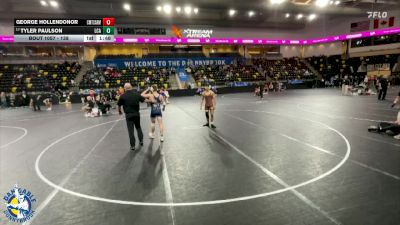 138 lbs 9th Place Match - Tyler Paulson, La Crosse Aquinas vs George Hollendonor, Chicago (Mt. Carmel)