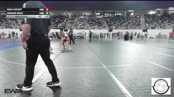 120 lbs 3rd Place - Kiah Locust, Cowboy Wrestling Club vs Denver Wolf, Cowboy Wrestling Club