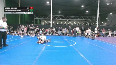72 lbs Round 3 - Andryk Kenworthy, Iron Horse vs Mason Simons, Terps Xtreme