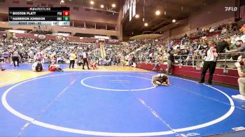 85 lbs Semifinal - Harrison Johnson, Bentonville Wrestling Club vs Boston Platt, Panther Youth Wrestling-CPR
