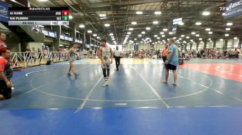 120 lbs Rr Rnd 1 - AJ Kane, Apache Black vs Kai Plinski, Alien UFO