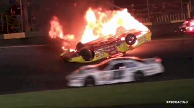 Late Model Flips, Catches On Fire And Wins At Thunder Road