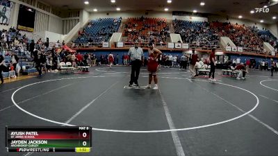 285 lbs Cons. Round 2 - Ayush Patel, St. James School vs Jayden Jackson, Archbishop Curley