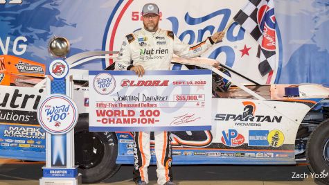Looking Back At Jonathan Davenport's World 100 Finishes