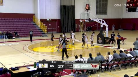 Replay: Dominican (CA) vs CSUDH | Nov 21 @ 5 PM