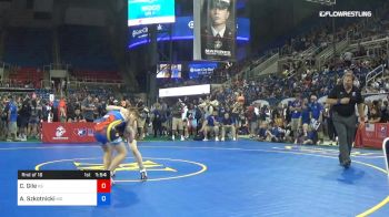 94 lbs Rnd Of 16 - Chloe Gile, Kansas vs Alexandra Szkotnicki, Maryland