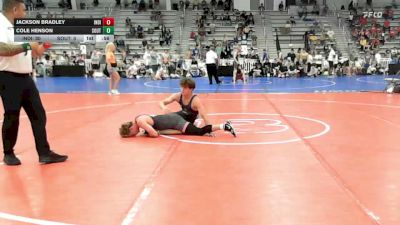 160 lbs Round Of 64 - Jackson Bradley, Indiana Outlaws Black - HSB vs Cole Henson, Southern Roots - HSB