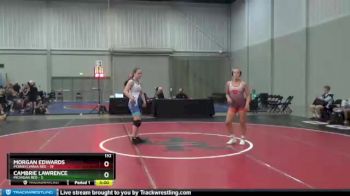 132 lbs Round 4 (6 Team) - Morgan Edwards, Pennsylvania Red vs Cambrie Lawrence, Michigan Red