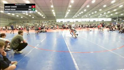 85 lbs Quarterfinal - Brody Ohern, Revival Orange vs Ryder Ream, Micky's Maniacs Blue