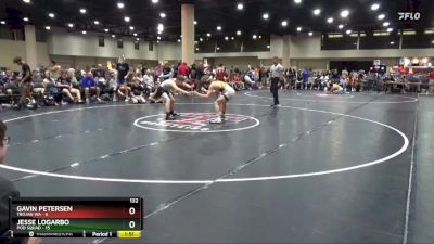 132 lbs Round 3 (4 Team) - Jesse Logarbo, Pod Squad vs Gavin Petersen, Trojan WA