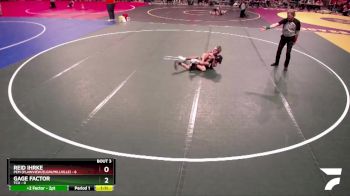 95 lbs Quarterfinals (8 Team) - Reid Ihrke, PEM (Plainview/Elgin/Millville) vs Gage Factor, TCU