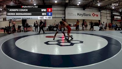 63 kg Champ. Round 1 - Joseph Couch, West Point Wrestling Club vs Derek Bernardino, Rochester Regional Training Center