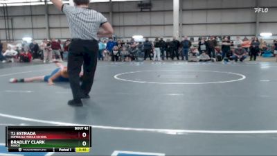 126 lbs Cons. Round 2 - Bradley Clark, Minico vs Tj Estrada, Homedale Middle School