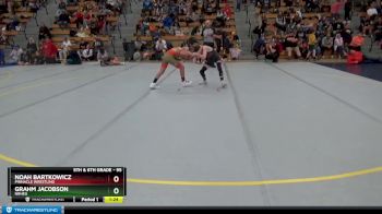 95 lbs Quarterfinal - Noah Bartkowicz, PINnacle Wrestling vs Grahm Jacobson, NRHEG