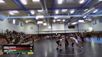 170 lbs Placement - Uriah Chacon, Berthoud vs Jake Toshcoff, Fossil Ridge