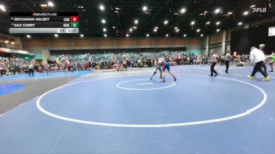 175 lbs Champ. Round 3 - Dax Curry, Rancho Bernardo vs Zechariah Halsey, Lebanon