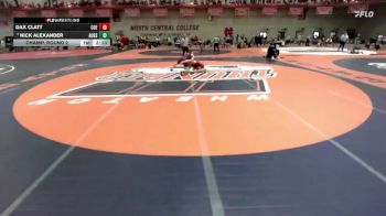 174 lbs Champ. Round 2 - Nick Alexander, Augsburg vs Dax Clatt, Coe