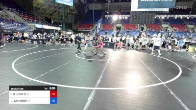 126 lbs Rnd Of 128 - Dale Gant III, MI vs Jacob Campbell, AR