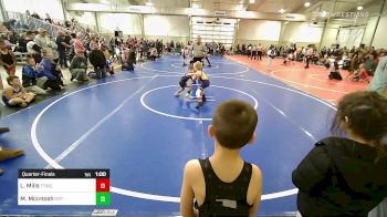 46 lbs Quarterfinal - Louden Mills, Team Tulsa Wrestling Club vs Major Mcintosh, Tulsa Blue T Panthers